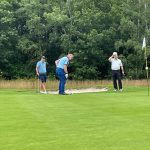 Oplijnen voor de birdieputt